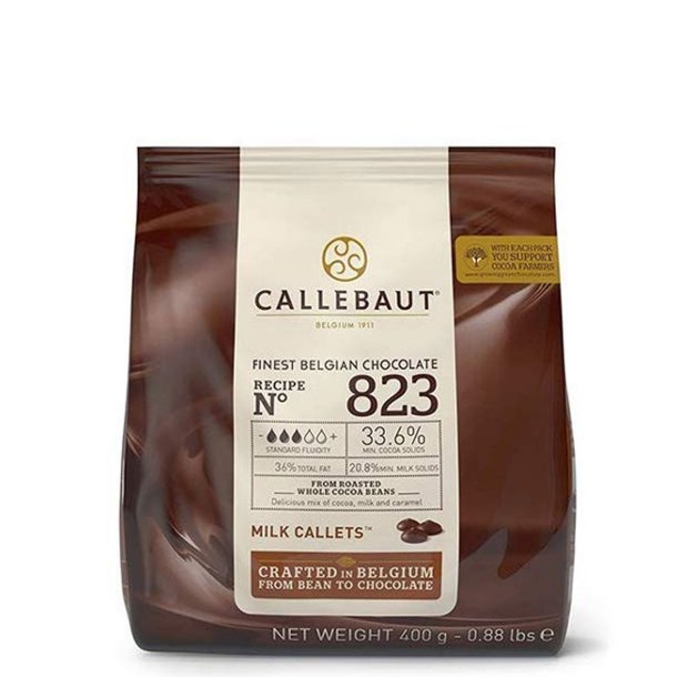 Callebaut Chokolade 823 Lys 33,6% 400g
