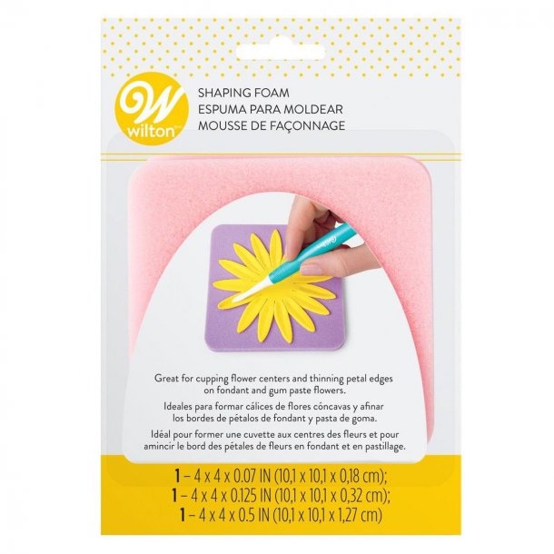 Wilton Fondant Shaping Foam set 3 stk